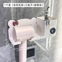 🧴🧼 Энэхүү 3 тасалгаат хананд тогтоогч нь үсний сэнс, гоо сайхны болон ахуйн жижиг хэрэгсэл хадгалахад тохиромжтой.