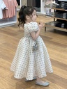 👗 Хүүхдийн даашинз - Цоохор хээтэй гоёмсог загвар
